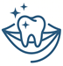 icona estetica dentale e facciale: armonia del viso e dei denti 
